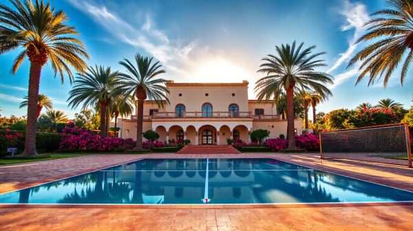Découvrez notre villa de prestige avec espace padel à Marrakech