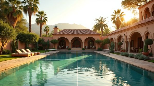 Villa de luxe avec terrain de padel à Marrakech